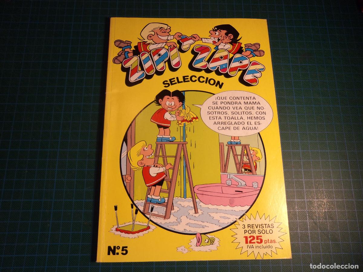 C&oacute;mics: Zipi y Zape. Selecci&oacute;n n&ordm; 5. Retapado con 3 n&uacute;meros. Ediciones B. - Foto 1
