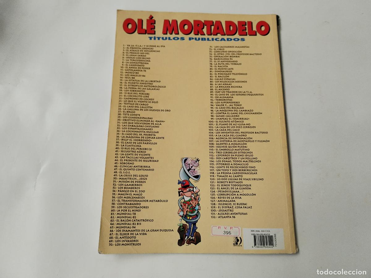 C&oacute;mics: OLE N&ordm;66 MORTADELO Y FILEMON - ediciones b - c125 - Foto 2