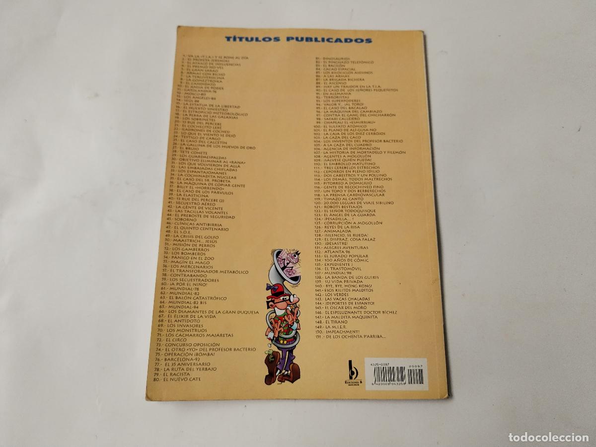 C&oacute;mics: OLE N&ordm;97 MORTADELO Y FILEMON - ediciones b - c125 - Foto 3