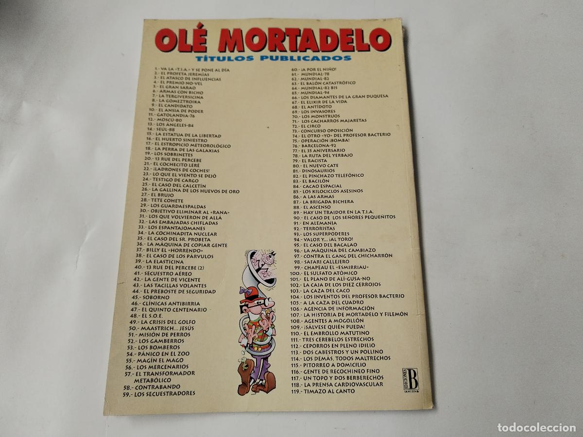 C&oacute;mics: OLE N&ordm;16 MORTADELO Y FILEMON - ediciones b - c125 - Foto 3