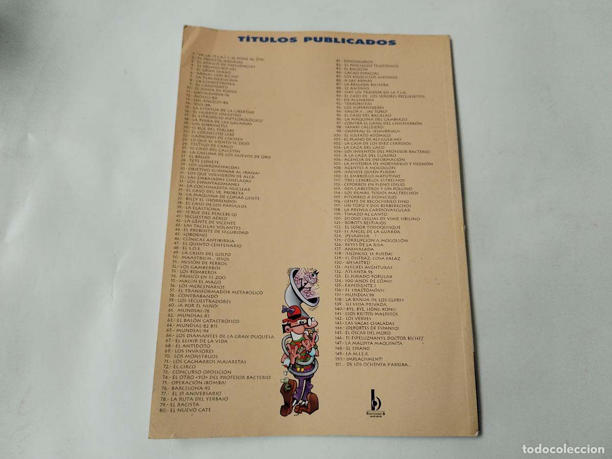 C&oacute;mics: OLE N&ordm;47 MORTADELO Y FILEMON - ediciones b - c125 - Foto 3