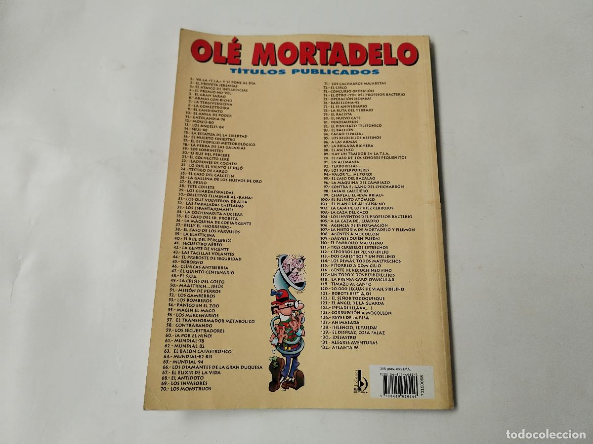 C&oacute;mics: OLE N&ordm;68 MORTADELO Y FILEMON - ediciones b - c125 - Foto 3