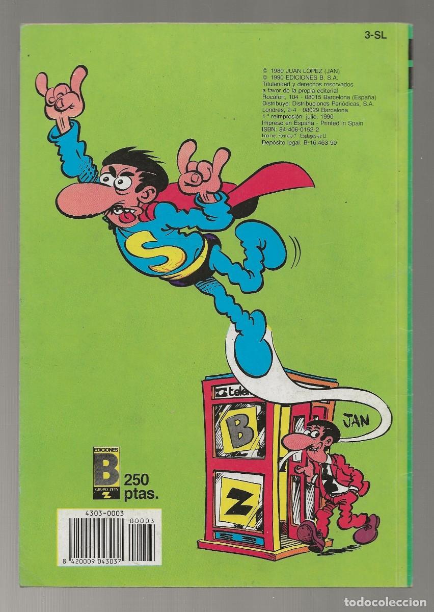 C&oacute;mics: OL&Eacute; SUPER LOPEZ 3 - SL - EDICIONES B - 1&ordf; REIMPRESI&Oacute;N 1990 - Foto 2