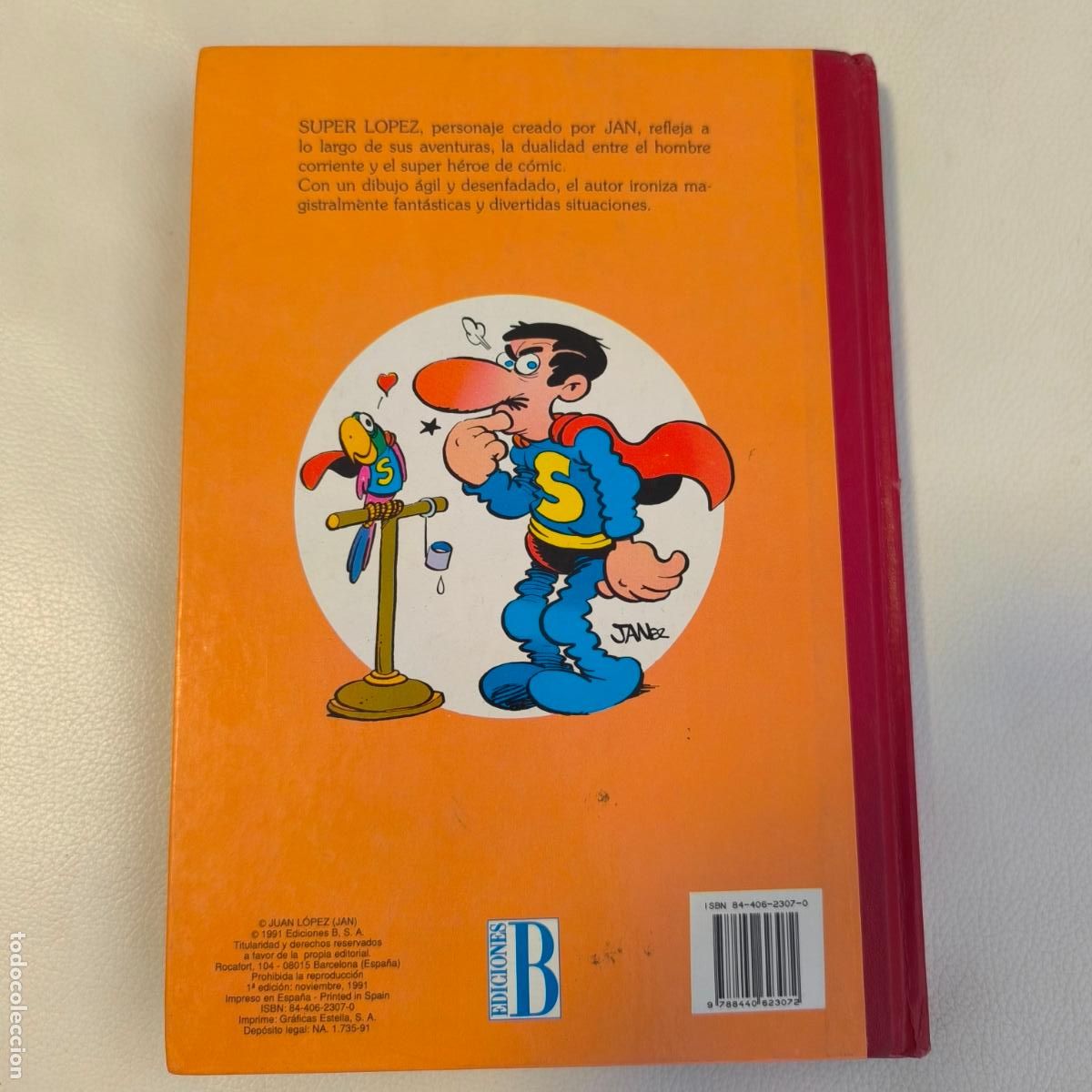 C&oacute;mics: SUPER LOPEZ. N&ordm;4. PRIMERA EDICI&Oacute;N. A&Ntilde;O: 1991. EDICIONES B. - Foto 2