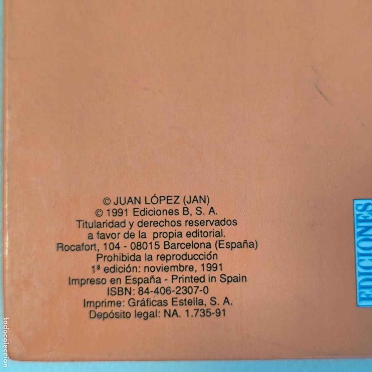 C&oacute;mics: SUPER LOPEZ. N&ordm;4. PRIMERA EDICI&Oacute;N. A&Ntilde;O: 1991. EDICIONES B. - Foto 3