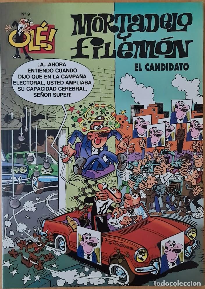 C&oacute;mics: MORTADELO Y FILEMON 9, EL CANDIDATO. EDICIONES B - Foto 1