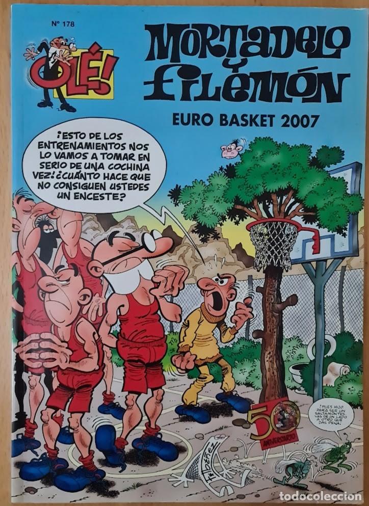 C&oacute;mics: MORTADELO Y FILEMON 178, EURO BASKET 2007. EDICIONES B - Foto 1