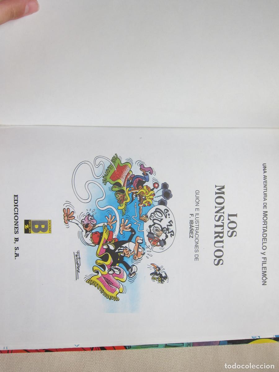 C&oacute;mics: LOS MONSTRUOS. MORTADELO Y FILEM&Oacute;N - IBA&Ntilde;EZ (EDICIONES B) COMIC - Foto 3