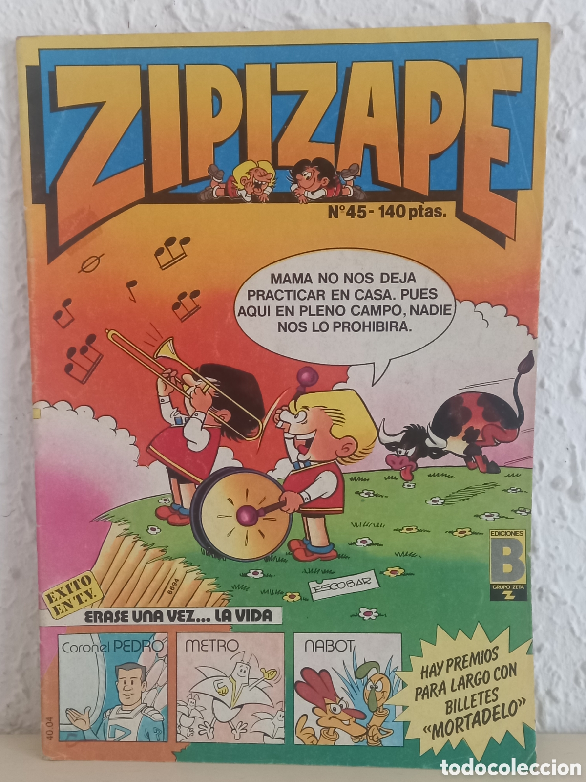 C&oacute;mics: ZIPI Y ZAPE. Ediciones B. n&uacute;mero 45 - Foto 1