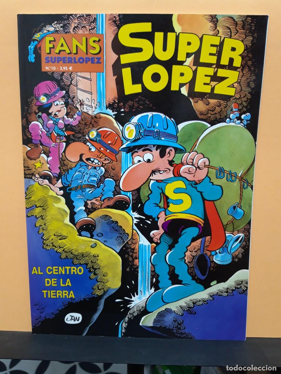 C&oacute;mics: SUPER L&Oacute;PEZ. N&ordm; 10. AL CENTRO DE LA TIERRA. FANS. EDICIONES B - Foto 1