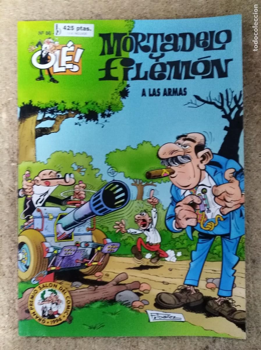 C&oacute;mics: Mortadelo y Filemon 86.A las armas.1&ordf; edicion.Ediciones B en relieve - Foto 1
