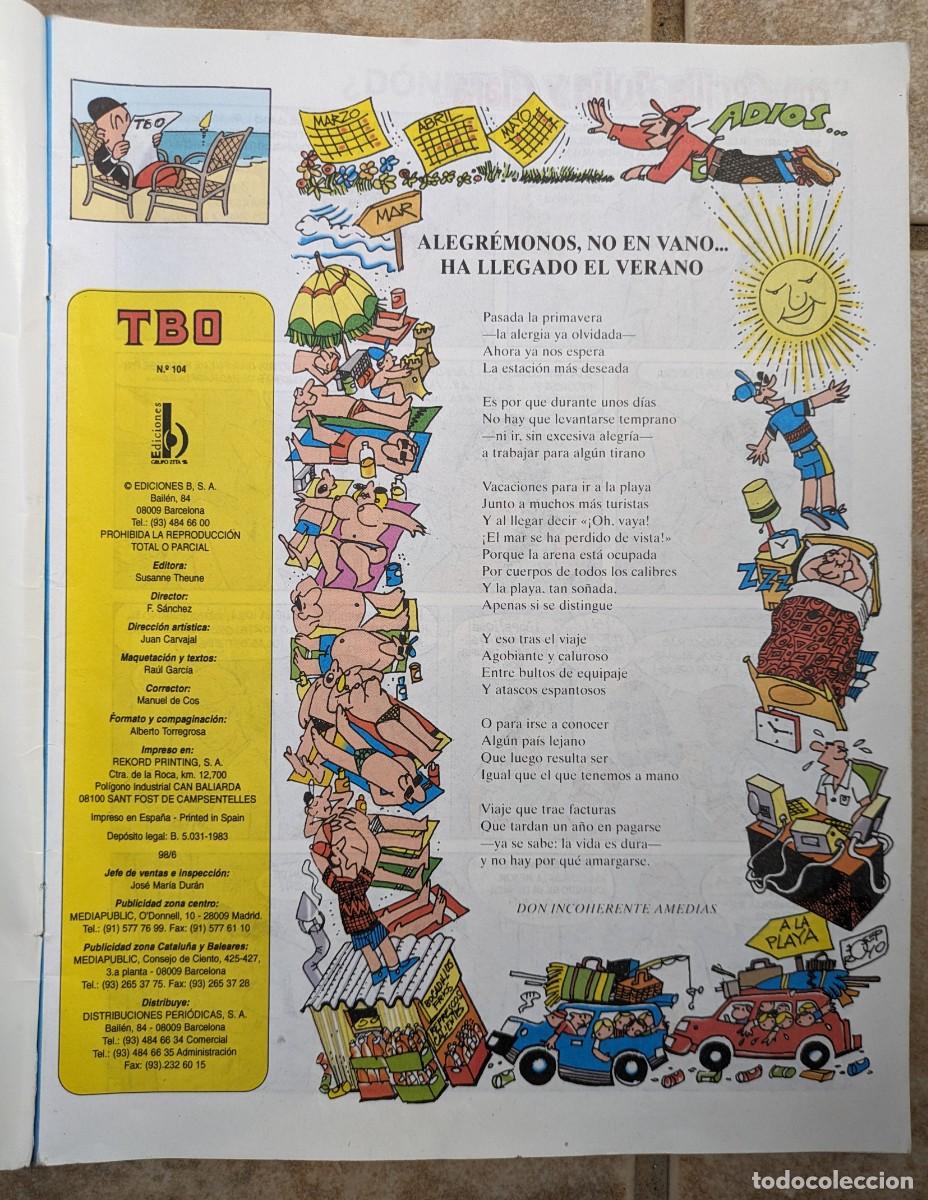 C&oacute;mics: TBO n&ordm; 104 Extra de Verano - Foto 2