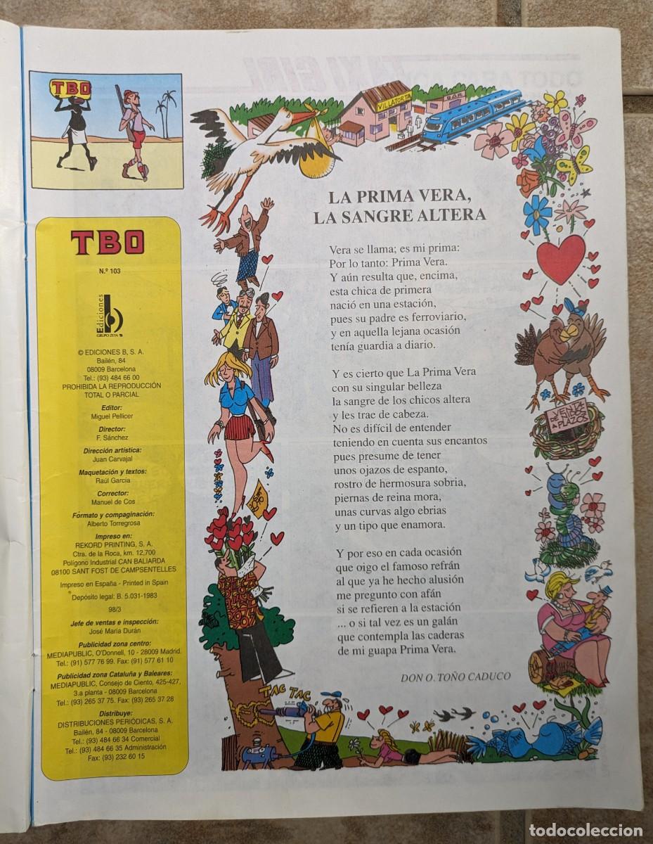 C&oacute;mics: TBO n&ordm; 103 Ediciones B - Foto 2