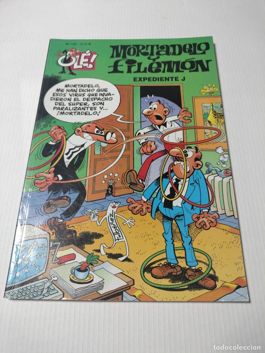 C&oacute;mics: Mortadelo y Filem&oacute;n, Expediente J, N&ordm; 135, colecci&oacute;n Ol&eacute;, Ediciones B - Foto 1