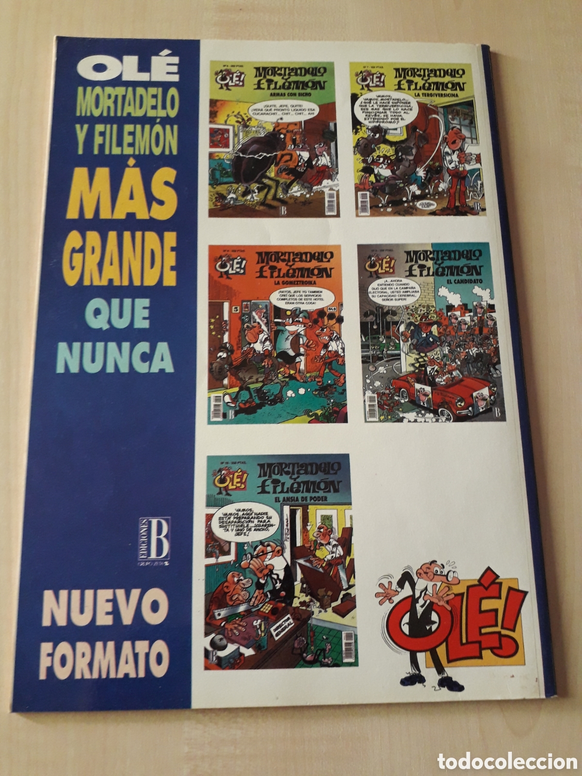 C&oacute;mics: Ol&eacute; num 9. Primera edici&oacute;n. El Candidato - Foto 2