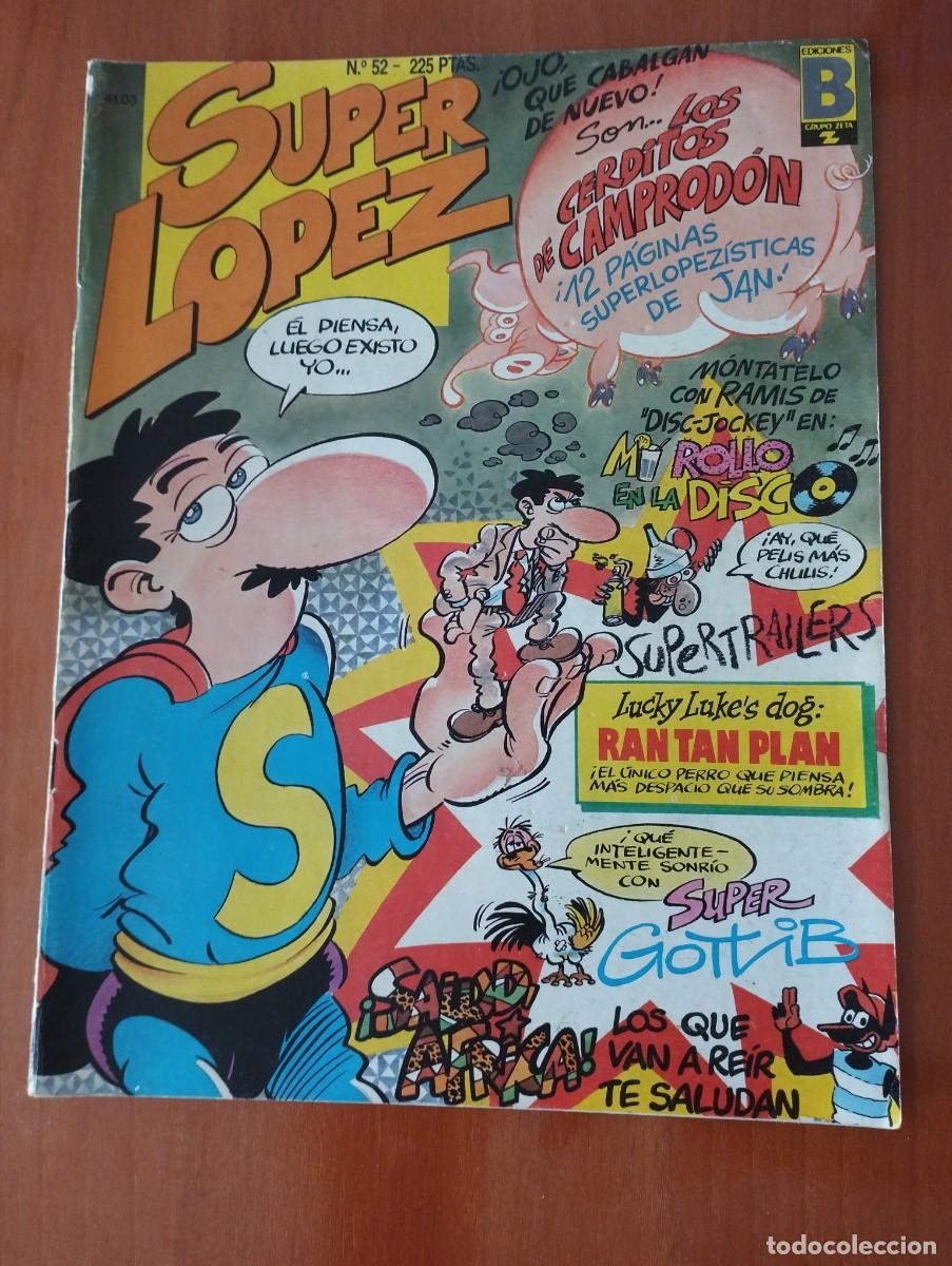 C&oacute;mics: SUPER LOPEZ N&ordm; 52 EDICIONES B COMIC JAN 1989 COMIC - Foto 1