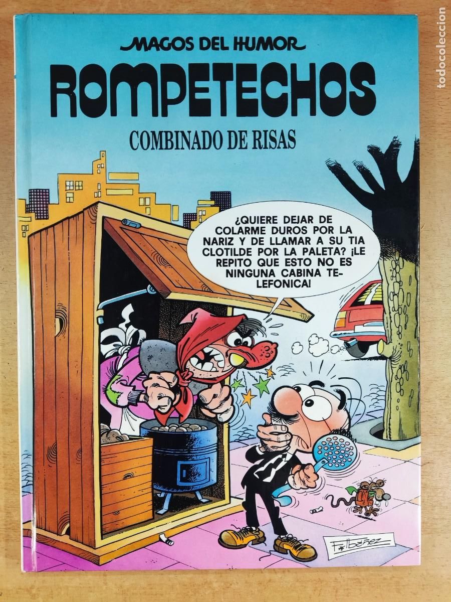 C&oacute;mics: ROMPETECHOS. COMBINADO DE RISAS / 1&ordf;ed.1992. Ediciones B / DEDICATORIA DE F. IBA&Ntilde;EZ - Foto 1