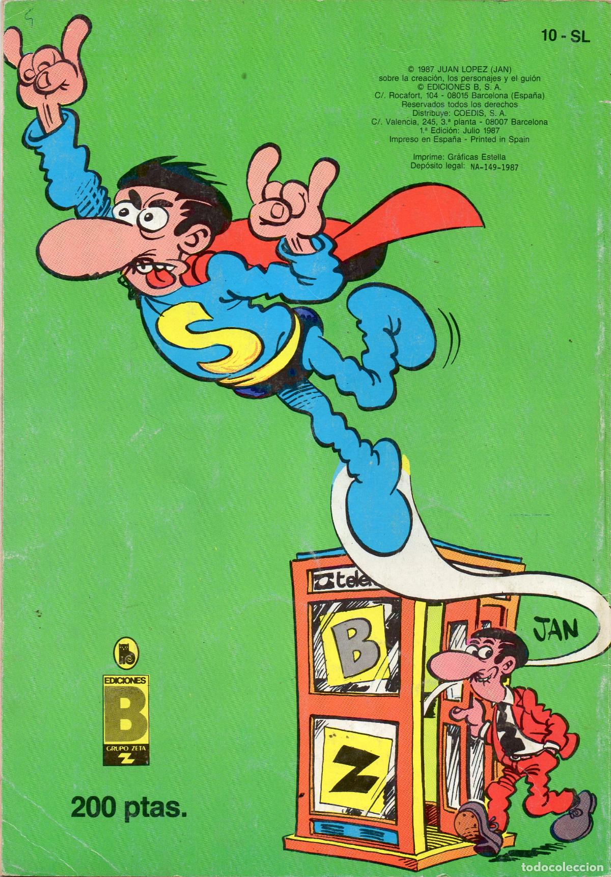 C&oacute;mics: SUPER LOPEZ - OLE - N&ordm;. 10 - EDICIONES.B - AL CENTRO DE LA TIERRA - Foto 2