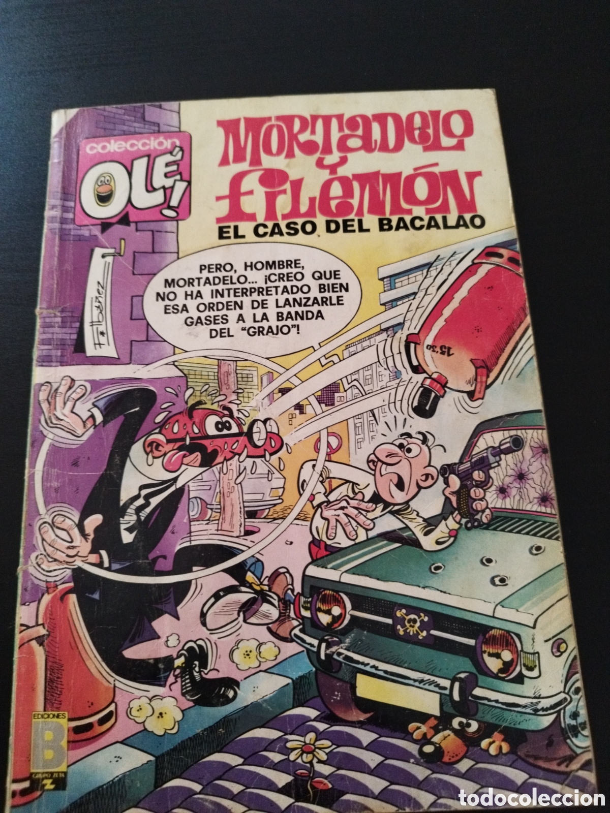 C&oacute;mics: Mortadelo y Filem&oacute;n. El caso del bacalao. Ediciones B 1988. - Foto 1