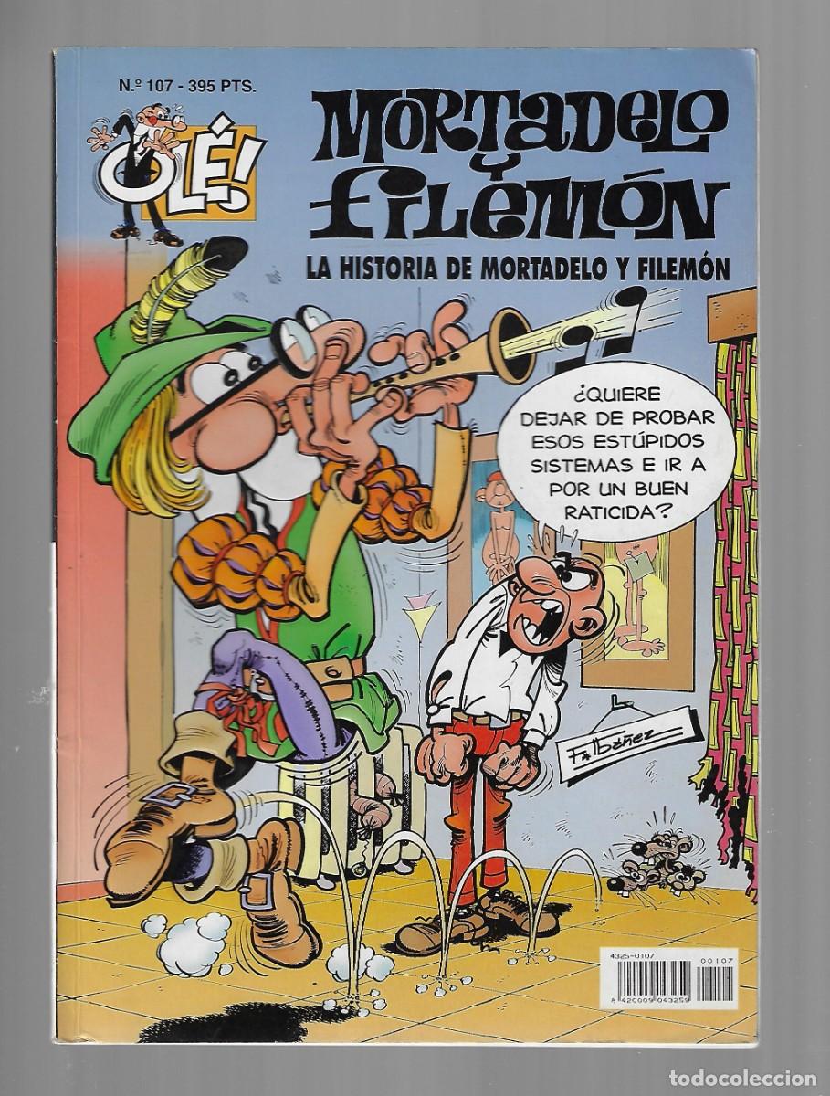 C&oacute;mics: Ediciones B. Colecci&oacute;n Ol&eacute;. Mortadelo y Filem&oacute;n. Con relieve. 107. Primera edici&oacute;n. - Foto 1