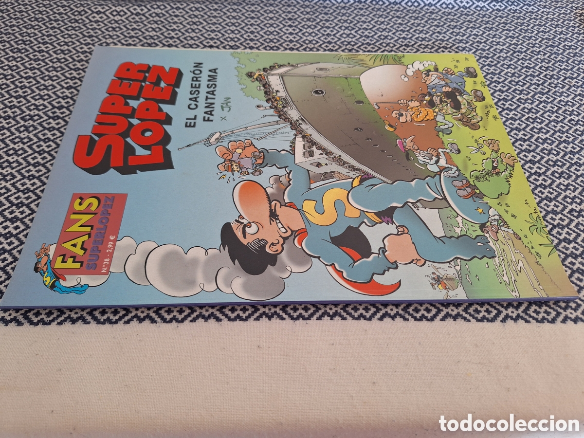 C&oacute;mics: FANS SUPERLOPEZ 38 EL CASER&Oacute;N FANTASMA JAN SUPER LOPEZ EDICIONES B 2002 - Foto 3