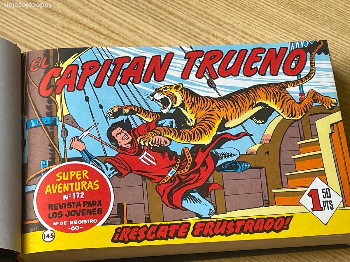 C&oacute;mics: CAPITAN TRUENO VOL. VI NUMS. 145 A 192 - EDICIONES B 1994 - FACSIMIL - Foto 3