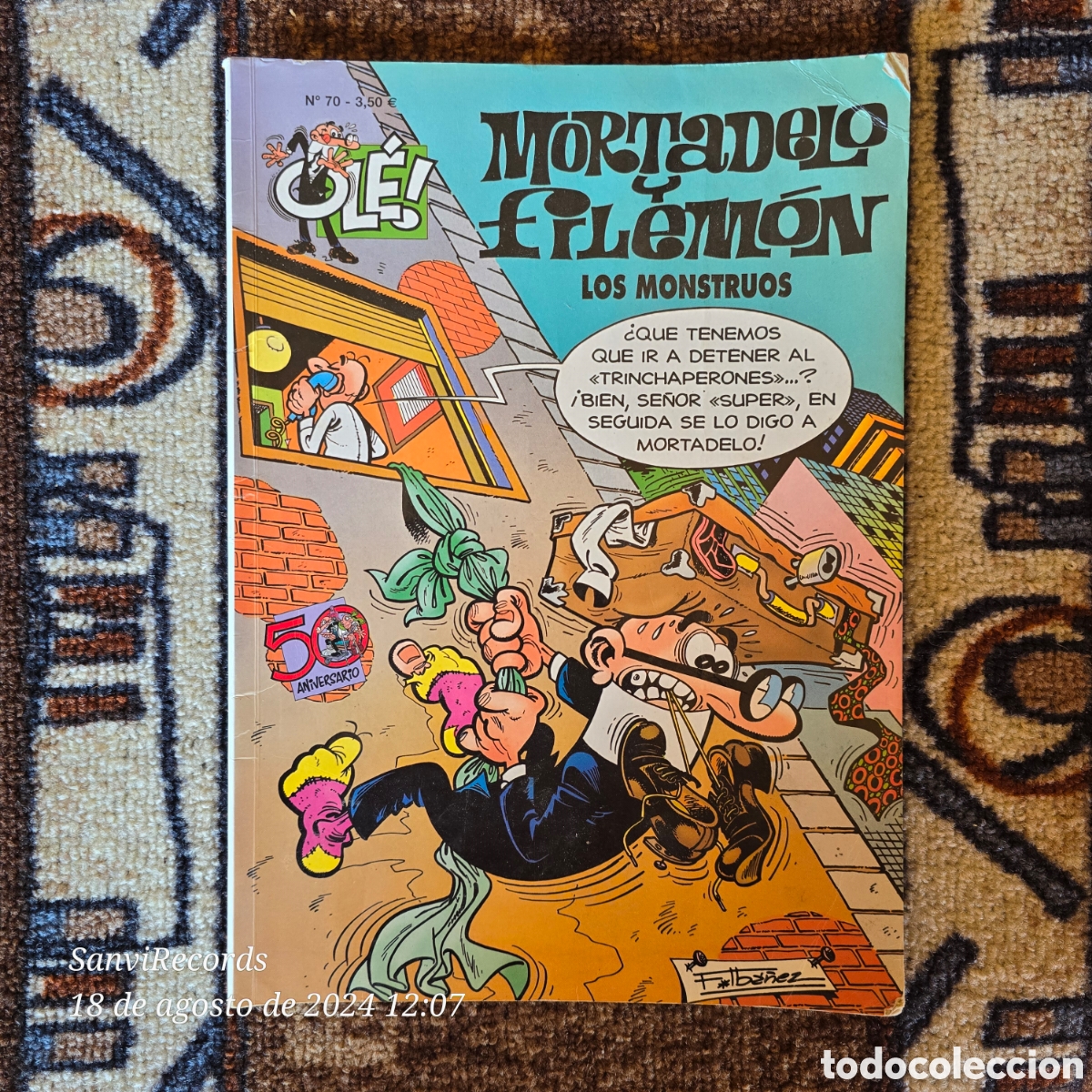 C&oacute;mics: COLECCI&Oacute;N OL&Eacute;! MORTADELO Y FILEM&Oacute;N N&deg; 70: LOS MONSTRUOS (ED. B) - Foto 1