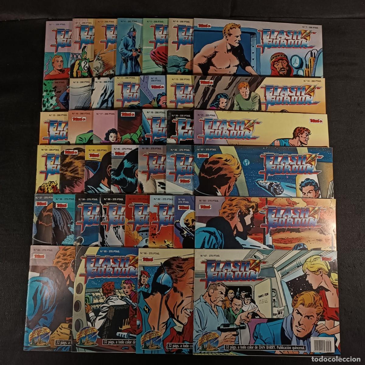 C&oacute;mics: FLASH GORDON - LOTE 40 C&Oacute;MICS - TEBEOS - EDICIONES B - 1988 / 227 - Foto 1