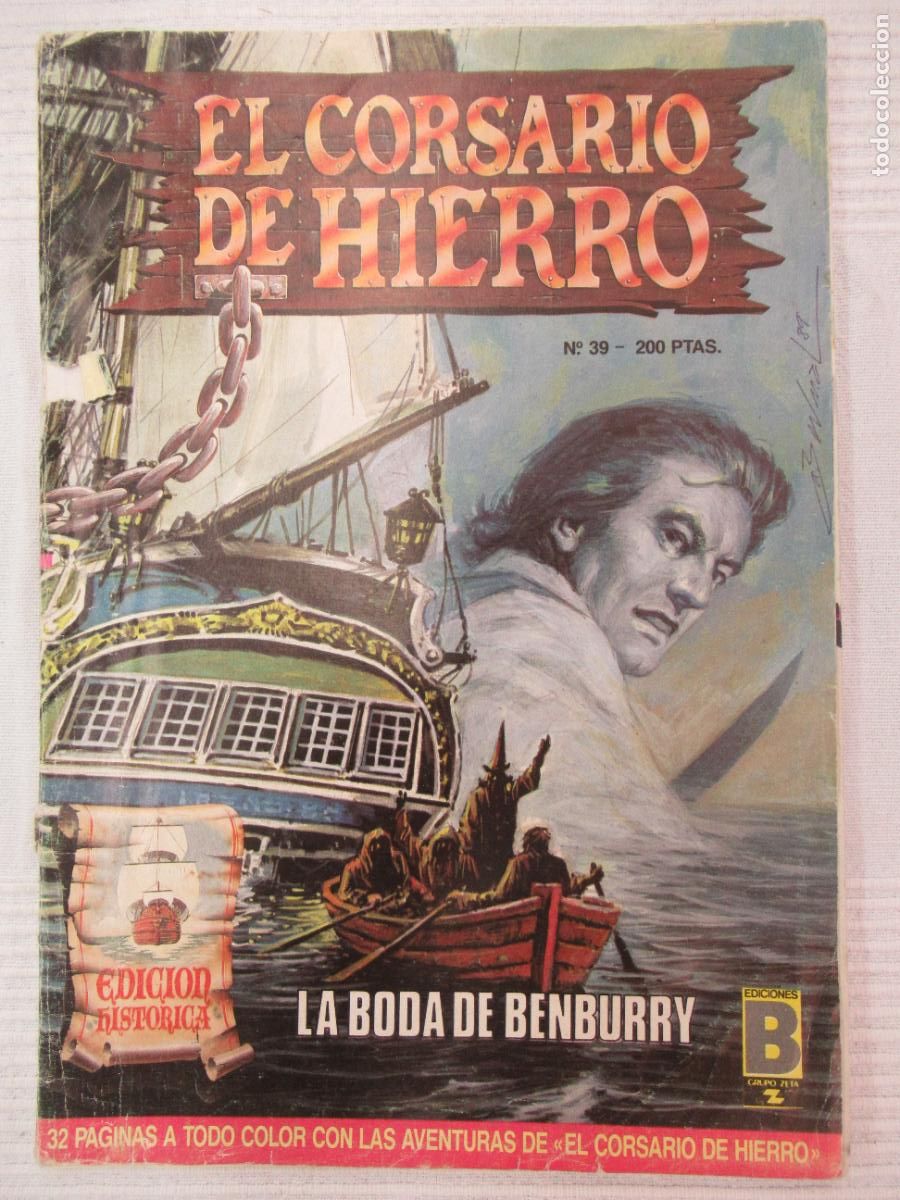 C&oacute;mics: El Corsario de Hierro n&ordm; 39 - Ediciones B - Foto 1