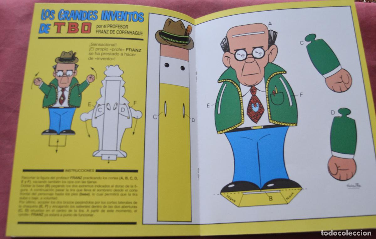 C&oacute;mics: TBO - 62 - EXTRA - RECORTABLE PROFESOR FRANZ . EDICIONES B - Foto 2
