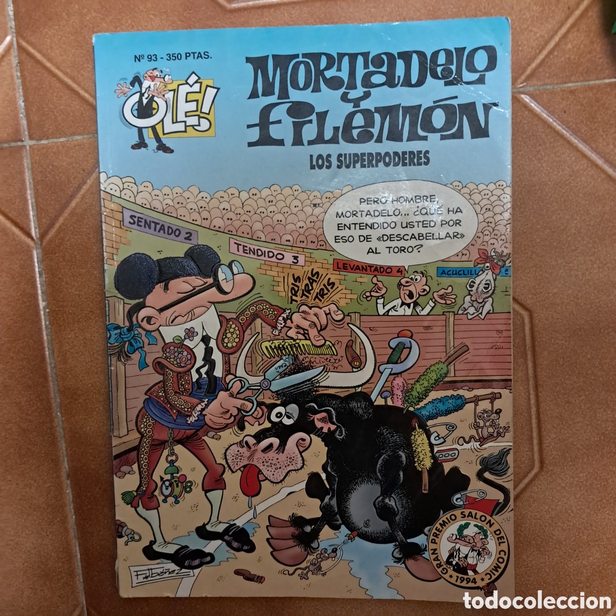 C&oacute;mics: COLECCI&Oacute;N OL&Eacute;! 93 - Mortadelo y Filem&oacute;n (1a ed. 1994) EDICIONES B - Los superpoderes - Foto 1