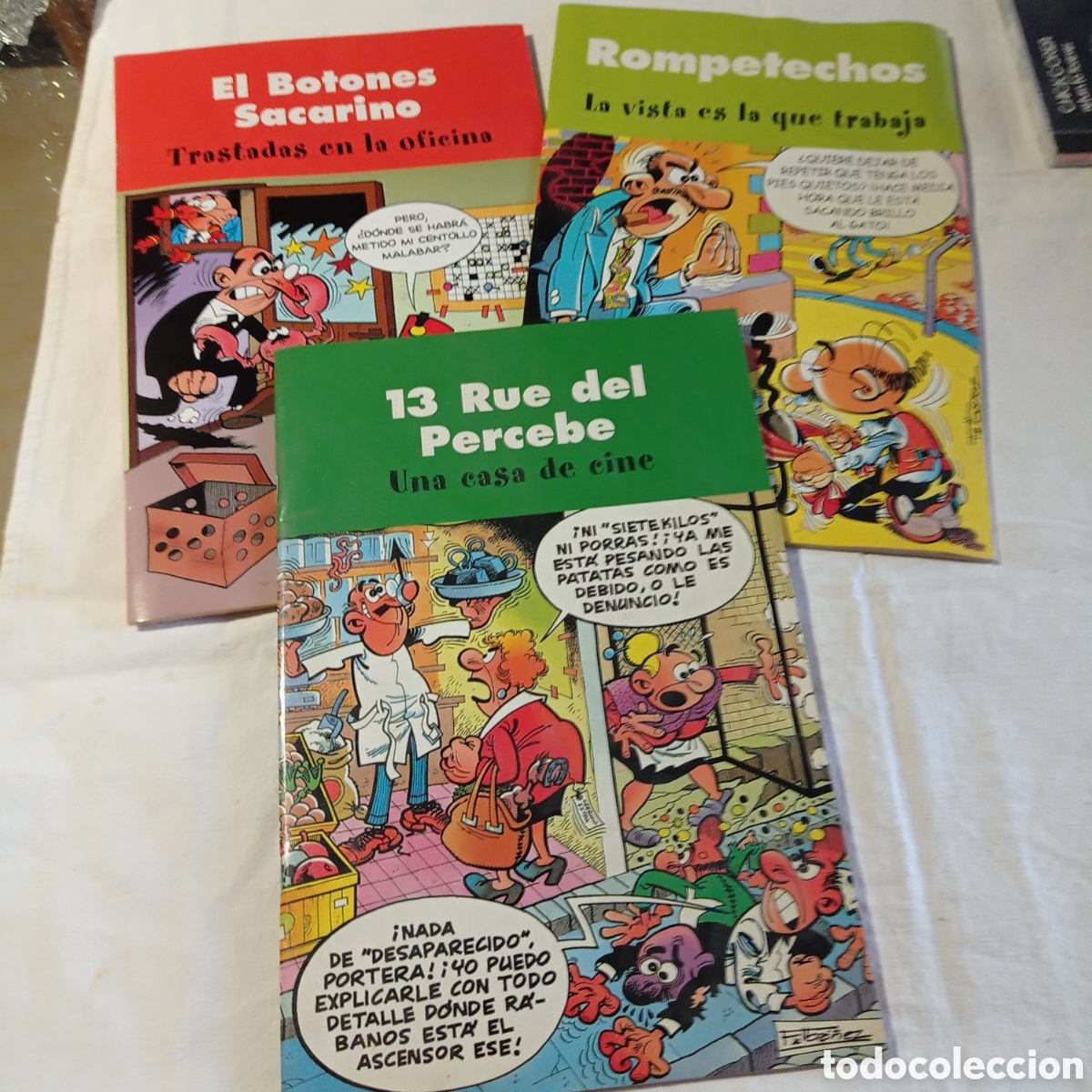 C&oacute;mics: Lote comics Rompetechos,botones sacarino,13 rue del percebe - Foto 1