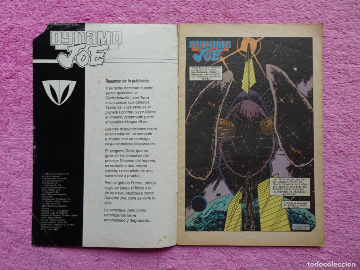 C&oacute;mics: dynamo joe 2 operacion kamikaze ediciones b 1988 first comics tebeos sa - Foto 2