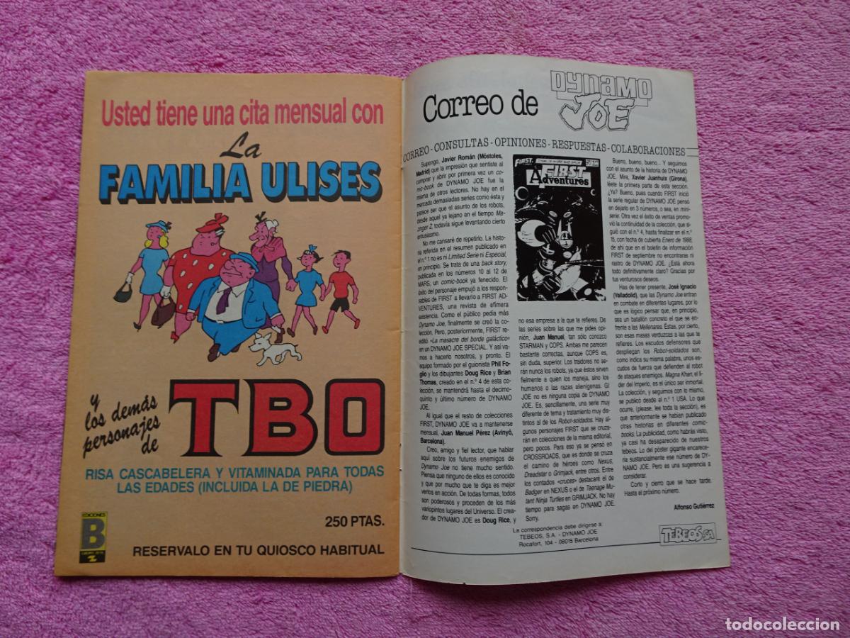 C&oacute;mics: dynamo joe 7 el s&iacute;ndrome sigma ediciones b 1987 first comics tebeos sa - Foto 7