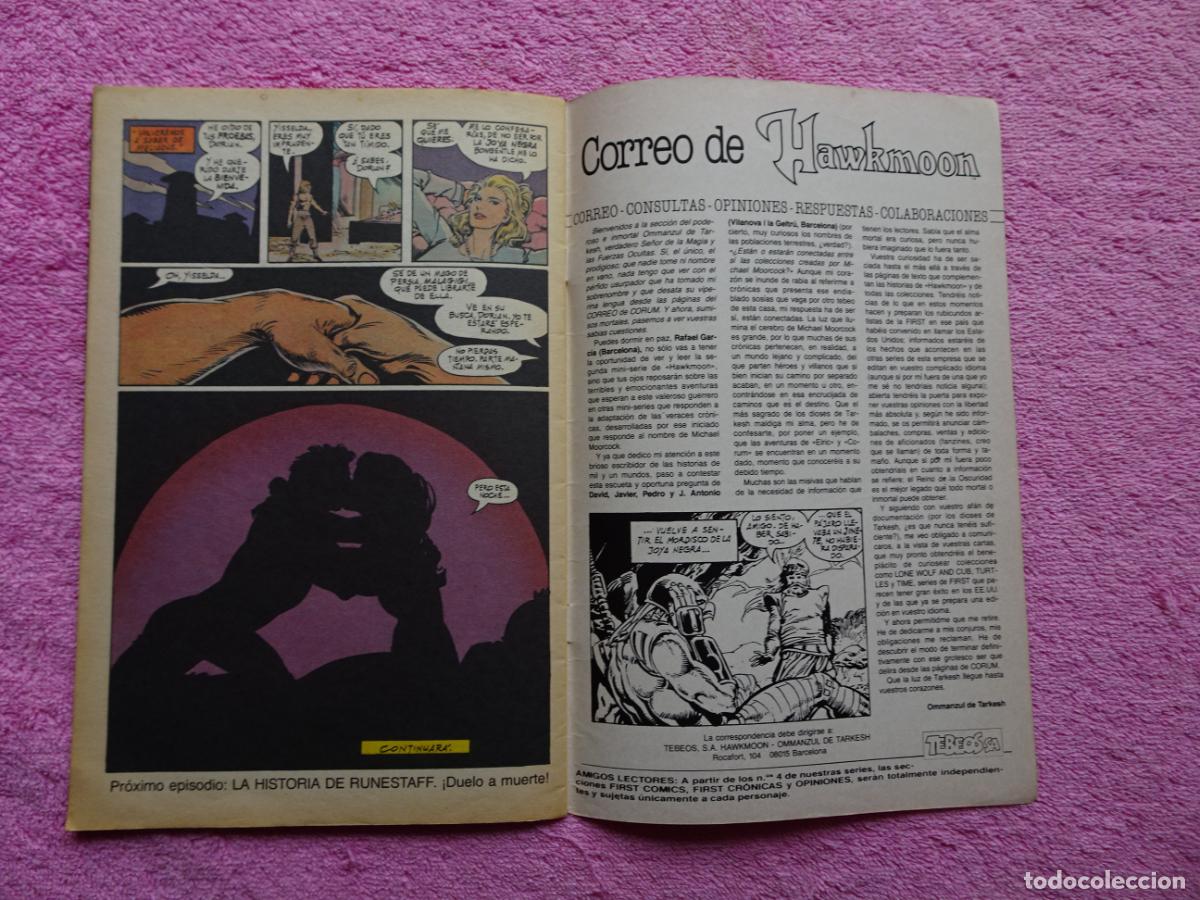 C&oacute;mics: hawkmoon 3 joya en la frente ediciones b 1987 first comics tebeos sa - Foto 7