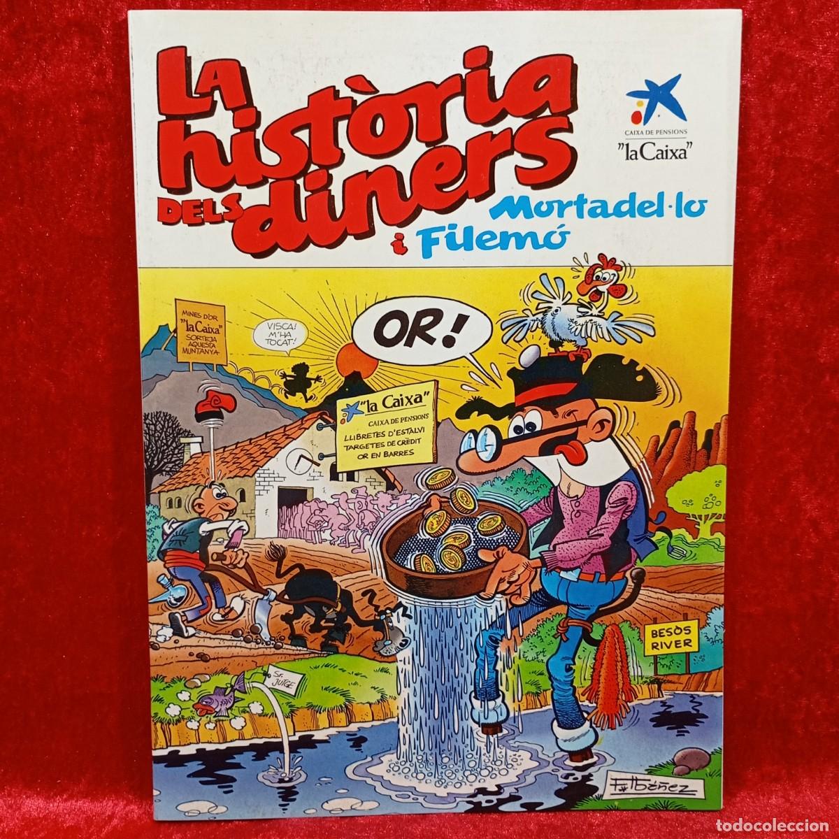 C&oacute;mics: LA HIST&Ograve;RIA DELS DINERS - MORTADEL&middot;LO I FILEM&Oacute; - EDICIONES B - LA CAIXA - 1989 / 51 - Foto 1
