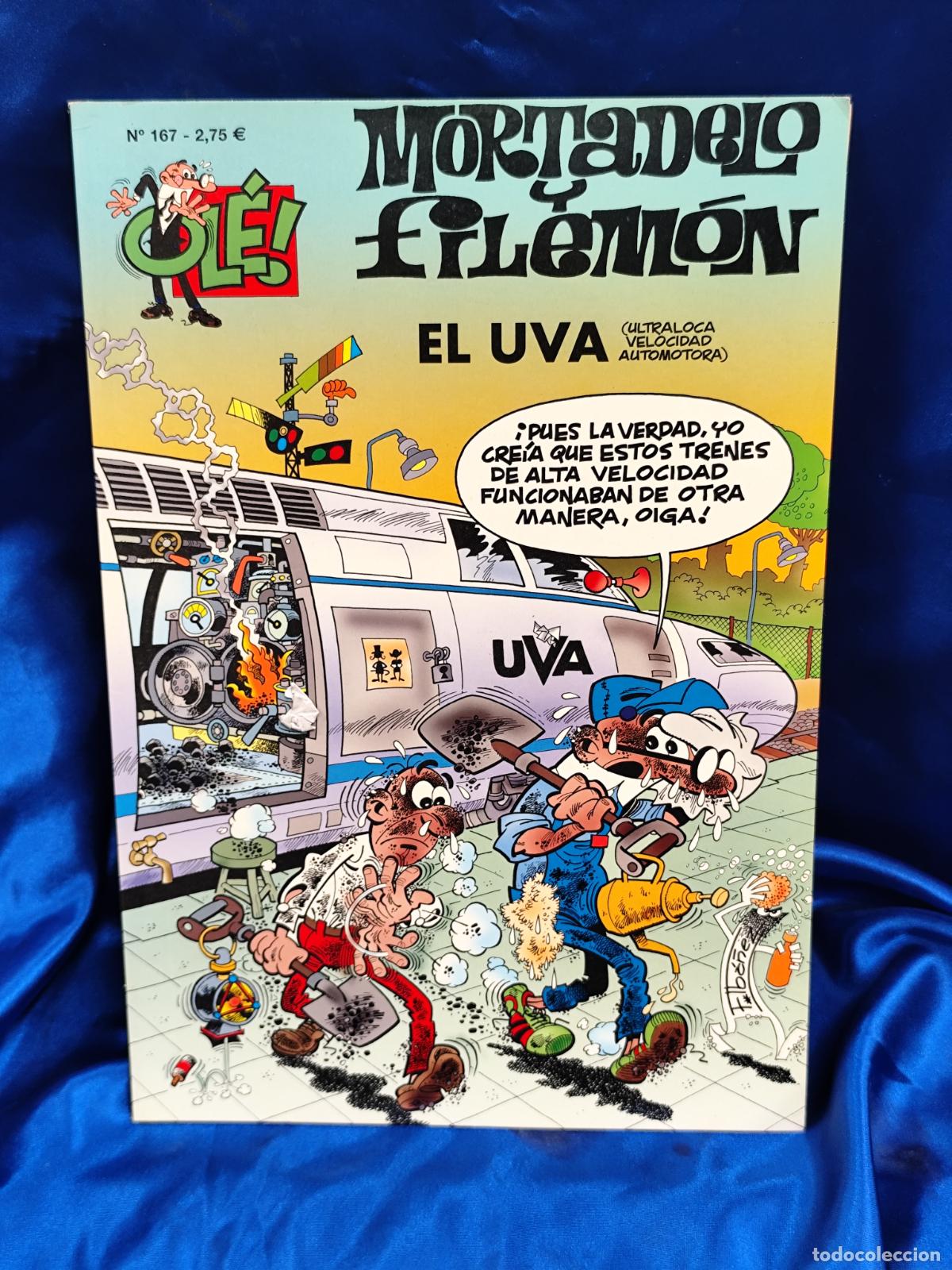 C&oacute;mics: OL&Eacute;! MORTADELO Y FILEM&Oacute;N N&ordm; 167. EDICIONES B. 1&ordf; EDICI&Oacute;N 2004 - Foto 1