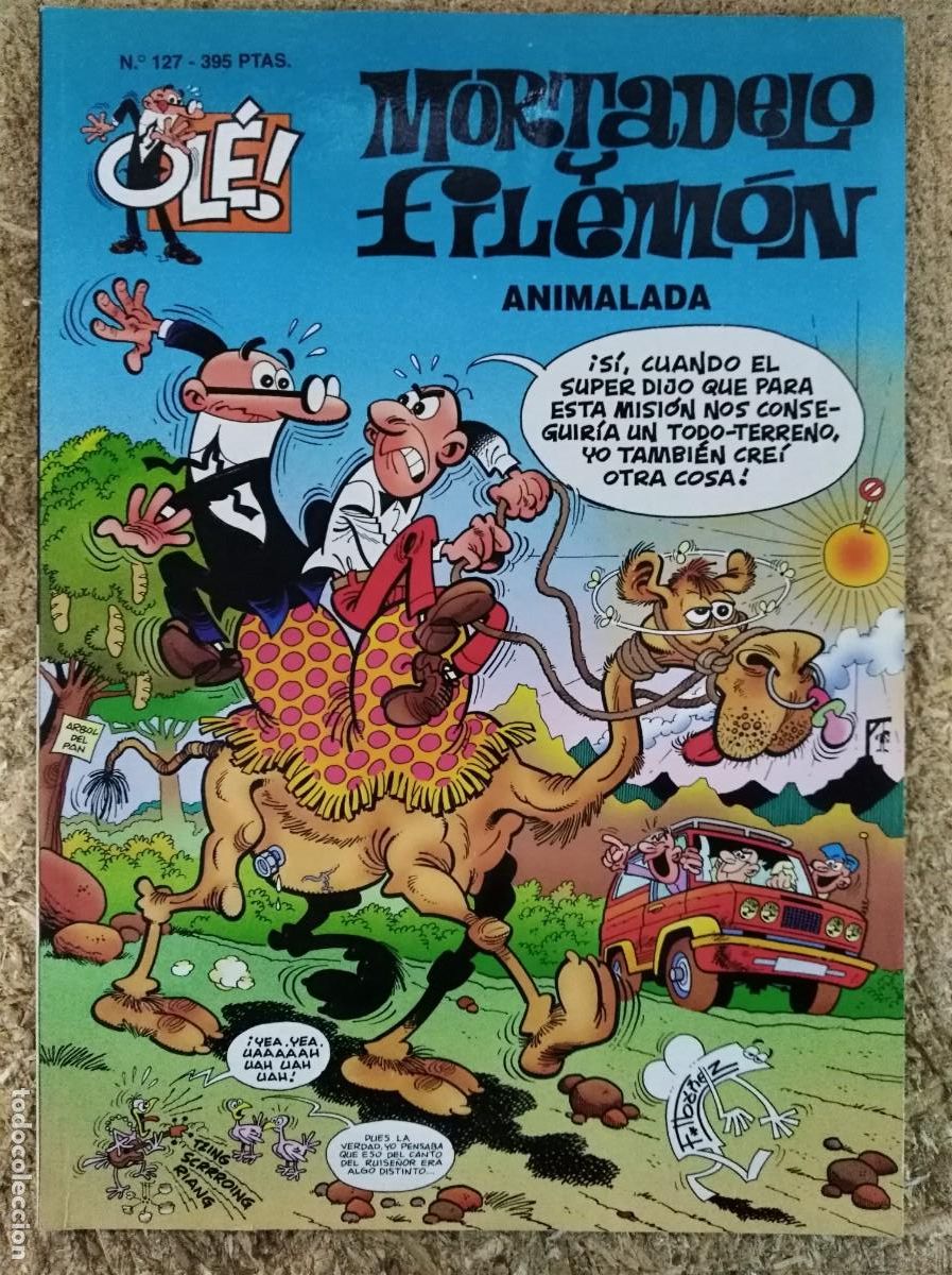 C&oacute;mics: Mortadelo y Filemon 127.Animalada.1&ordf; edicion.Ediciones B.Troquelado - Foto 1