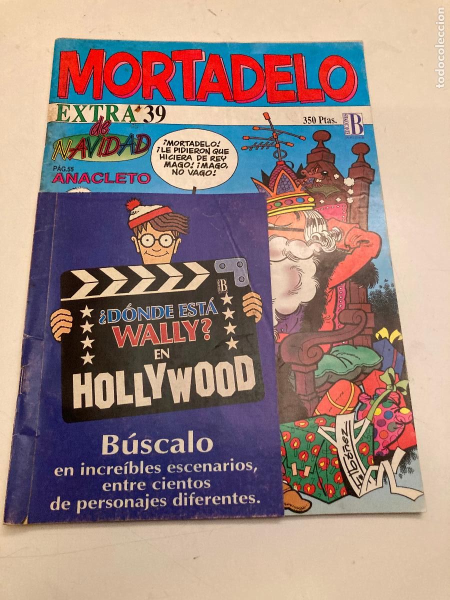 C&oacute;mics: MORTADELO EXTRA N&ordm; 39. CON WALLY. EDICIONES B 1989 - Foto 1