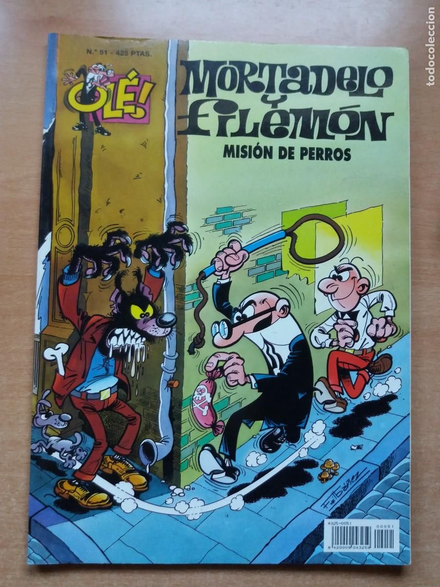 C&oacute;mics: MORTADELO Y FILEM&Oacute;N. MISI&Oacute;N DE PERROS. N&ordm; 51 - Foto 1