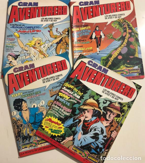C&oacute;mics: GRAN AVENTURERO, Los mejores comics de ayer y de hoy. N&uacute;meros 1 al 4 - Foto 1