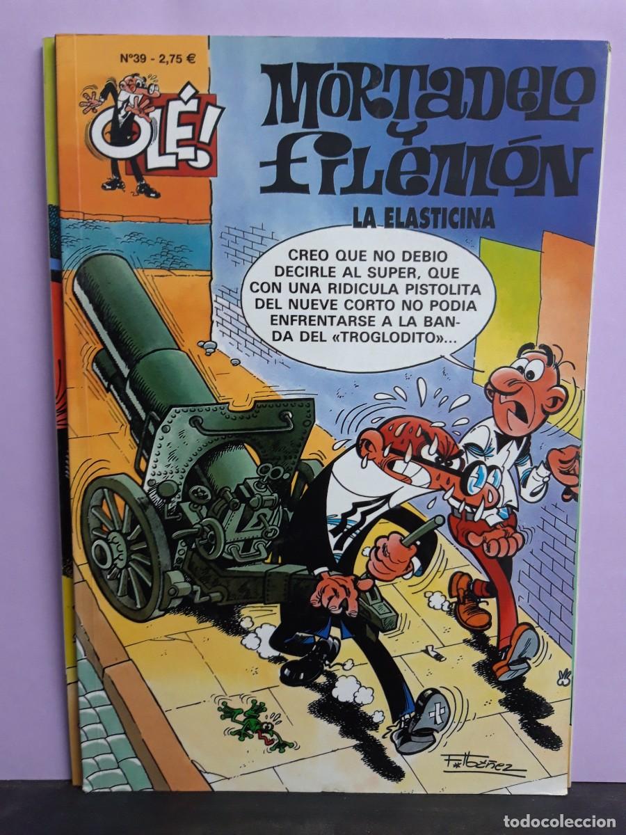 C&oacute;mics: MORTADELO Y FILEM&Oacute;N. OL&Eacute; N&ordm; 39. LA ELASTICINA. EDICIONES B. 4&ordf; EDIC. 2002 - Foto 1