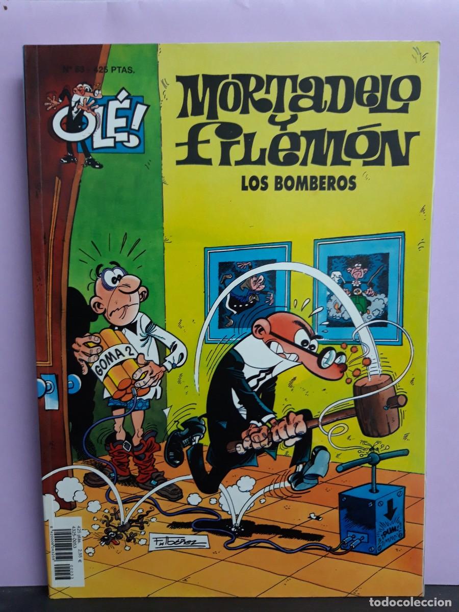 C&oacute;mics: MORTADELO Y FILEM&Oacute;N. OL&Eacute; N&ordm; 53. LOS BOMBEROS. EDICIONES B. 3&ordf; EDIC. 2001 - Foto 1