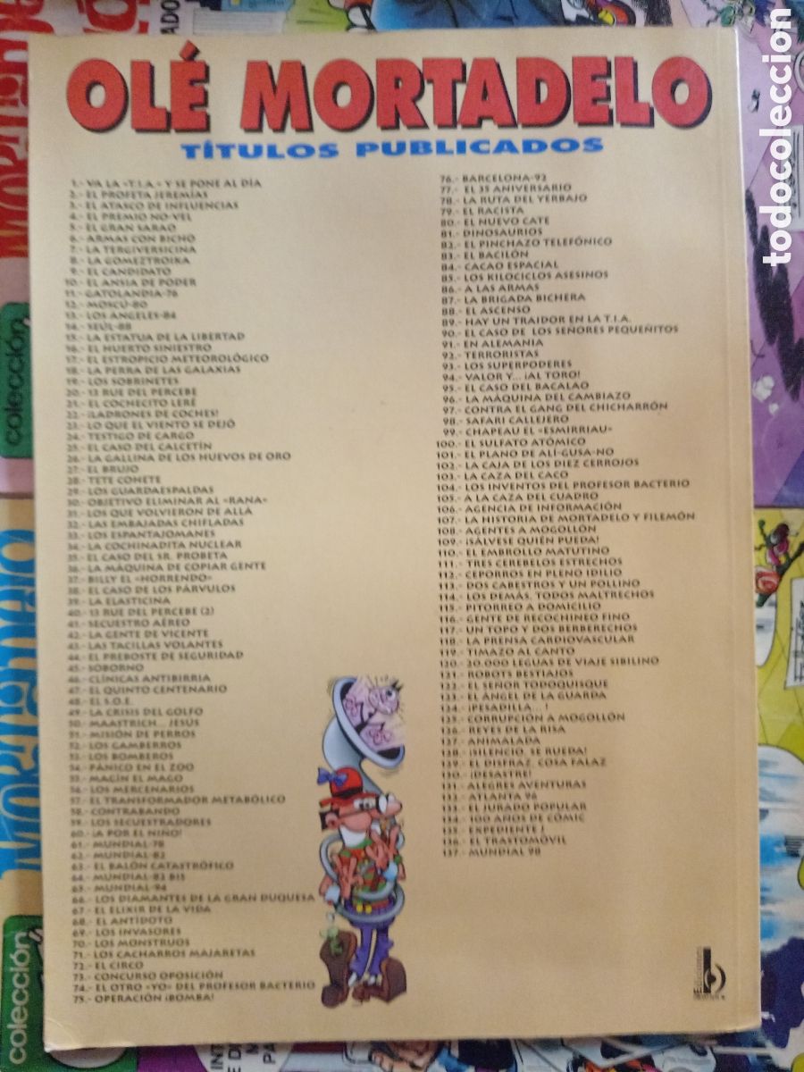 C&oacute;mics: Colecci&oacute;n Ol&eacute; Mortadelo y Filem&oacute;n 24 cj81 - Foto 2