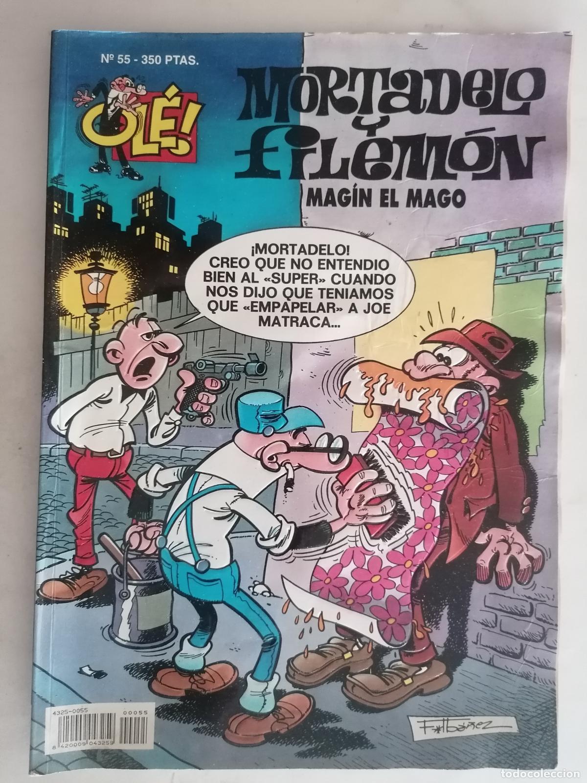 C&oacute;mics: TEBEO MORTADELO Y FILEMON - MAGIN EL MAGO, N&ordm; 55, EDICIONES B - Foto 1