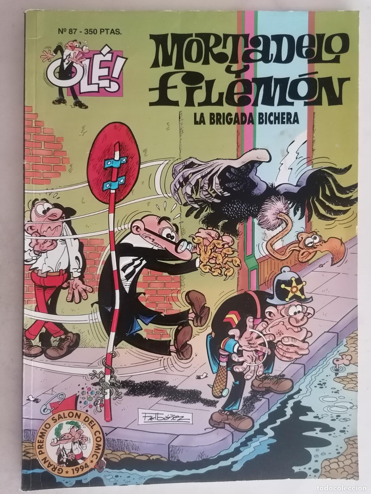 C&oacute;mics: TEBEO MORTADELO Y FILEMON - LA BRIGADA BICHERA, N&ordm; 87, EDICIONES B - Foto 1