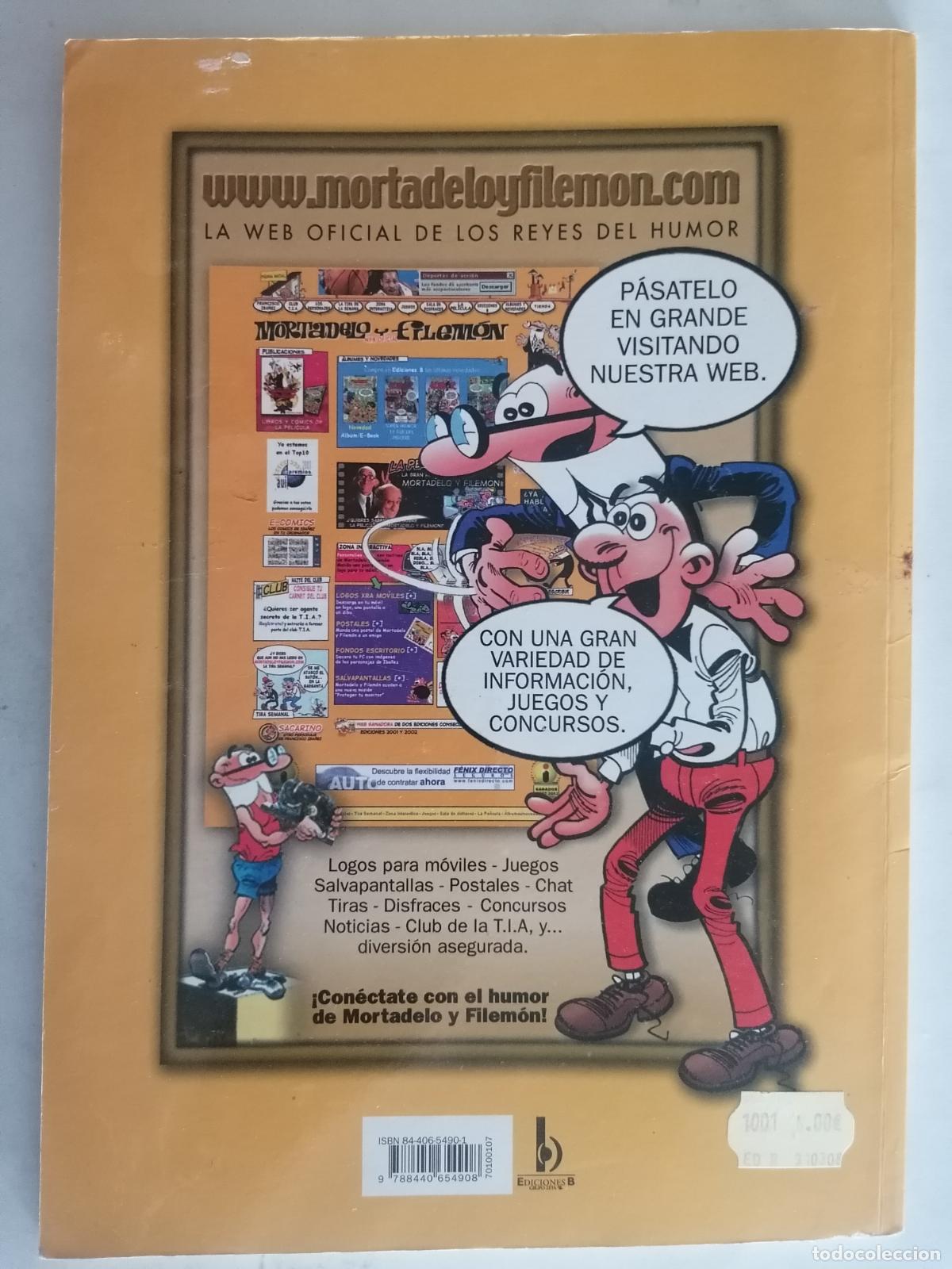 C&oacute;mics: TEBEO MARTADELO Y FILEMON N&ordm; 107, EDICIONES B - Foto 2