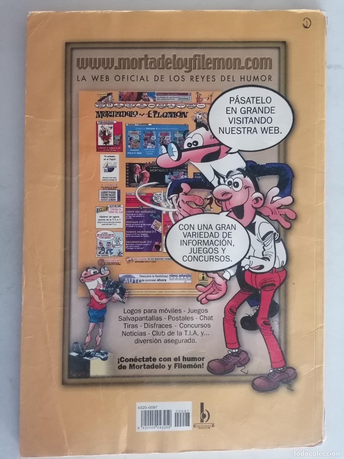 C&oacute;mics: TEBEO MARTADELO Y FILEMON N&ordm; 97, EDICIONES B - Foto 2