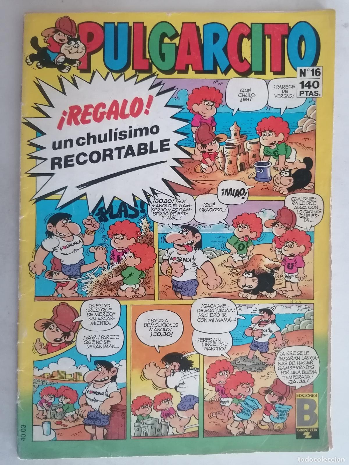 C&oacute;mics: TEBEO PULGARCITO N&ordm; 16, EDICIONES B - Foto 1