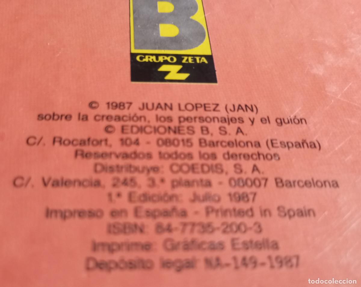 C&oacute;mics: SUPER LOPEZ N&ordm;. 2 - PRIMERA EDICION 1987 - EDICIONES.B - Foto 4